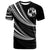 Tonga Custom Personalised T-Shirt - Wave Pattern Alternating White Color
