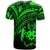 Tonga T-Shirt - Green Color Cross Style