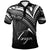 Tonga Polo Shirt Cross Style Unisex Black - Polynesian Pride