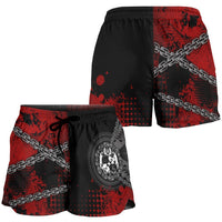 Tonga Polynesian Women's Shorts - Polynesian Chain Style - Polynesian Pride