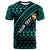 Tonga Custom T Shirt Blue Tribal Seamless Special Pattern Unisex Blue - Polynesian Pride