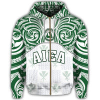 hawaiiZipper Hoodie Kanaka Aiea High School Zipper Hoodie Demodern Style - Polynesian Pride