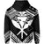 Hawaii Shark Polynesian Kanaka White Hoodie (Zip up) Candy Style - Polynesian Pride