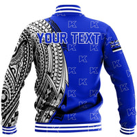 (Personalised) Hawaii Baseball Jacket - Kailua High Tribal Kakau Style Baseball Jacket - AH - Polynesian Pride