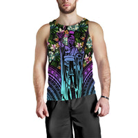 Hawaii King Polynesian Tropical Men's Tank Top - Hors Style - AH - Polynesian Pride