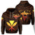 Kakaka Polynesian Hoodie Orange Earth Unisex Orange - Polynesian Pride