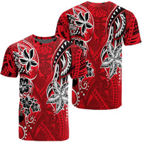 Polynesian Simple Hawaii T shirt AH Unisex Red - Polynesian Pride