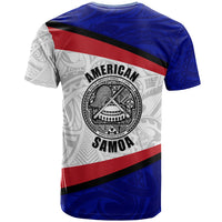 American Samoa T Shirt American Samoan Polynesian Flag With Coat of Arms - Polynesian Pride