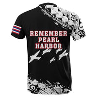 Hawaii Flag Remember Pearl Harbor T Shirt Nora Style - Polynesian Pride