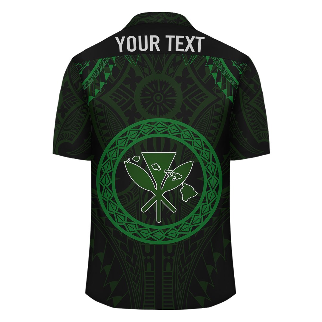 (Personalized) Hawaii Warrior Kanaka Polynesian Hawaiian Shirt - Rob Style - AH - Polynesian Pride