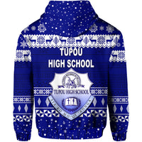 Tupou High School Christmas Zip Hoodie Simple Style LT8 - Polynesian Pride