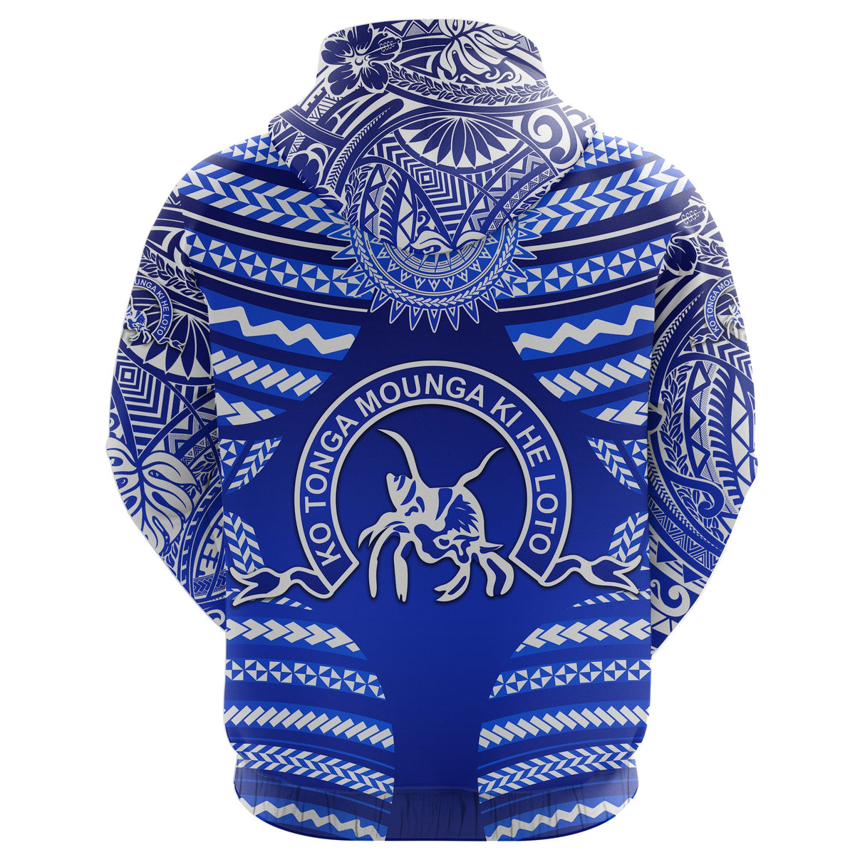 Custom Kolisi Ko Tupou College Tonga Hoodie Creative Style Blue - Polynesian Pride