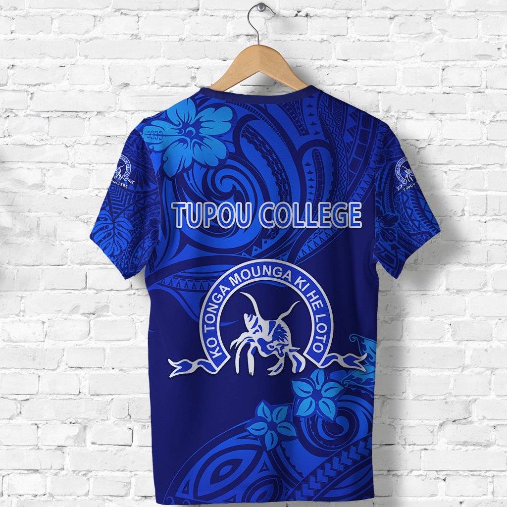 Kolisi Ko Tupou College Tonga T Shirt Unique Vibes Full Blue - Polynesian Pride