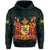 Polynesian Kanaka Maoli Royal Coat of Arms Hawaii Hoodie Turquoise - Polynesian Pride