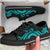 Tonga Low Top Canvas Shoes - Turquoise Tentacle Turtle - Polynesian Pride