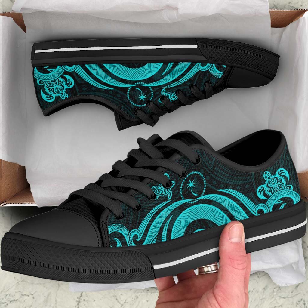 Chuuk Low Top Shoes - Turquoise Tentacle Turtle - Polynesian Pride