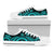 Tuvalu Low Top Canvas Shoes - Turquoise Tentacle Turtle - Polynesian Pride