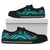 Tuvalu Low Top Canvas Shoes - Turquoise Tentacle Turtle - Polynesian Pride