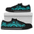 Federated States of Micronesia Low Top Canvas Shoes - Turquoise Tentacle Turtle - Polynesian Pride