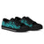 Tonga Low Top Canvas Shoes - Turquoise Tentacle Turtle - Polynesian Pride