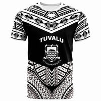 Tuvalu T Shirt Tribal Pattern Cool Style White Color Unisex White - Polynesian Pride