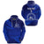 Custom Kolisi Ko Tupou College Tonga Hoodie Unique Version Full Blue, Custom Text and Number Unisex Blue - Polynesian Pride