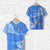 Custom Apifoou College T Shirt Tonga Unique Version Blue, Custom Text and Number Unisex Blue - Polynesian Pride