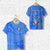 Custom Apifoou College T Shirt Tonga Unique Version Full Blue, Custom Text and Number Unisex Blue - Polynesian Pride