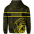 Polynesian Kakau Kanaka Seal of Hawaii Hoodie Yellow - Polynesian Pride