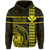 Polynesian Kakau Kanaka Seal of Hawaii Hoodie Yellow - Polynesian Pride
