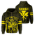 Polynesian King Kanaka Map Seal of Hawaii Zip Hoodie Yellow Unisex Yellow - Polynesian Pride