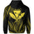 Hawaii King Polynesian Hoodie (Zip up) Durk Style Yellow - Polynesian Pride