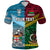 Custom Vanuatu Fiji Polo Shirt Together Bright Color LT8 - Polynesian Pride