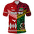 Custom Vanuatu Tonga Polo Shirt Polynesian Together Bright Red LT8 - Polynesian Pride