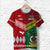 Vanuatu Tonga T Shirt Polynesian Together Bright Red LT8 - Polynesian Pride