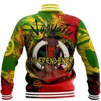 Vanuatu Independence Day Grunge Baseball Jacket LT10 - Polynesian Pride