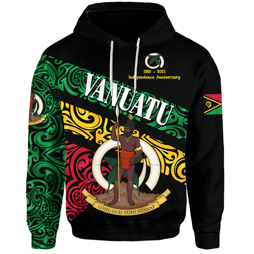 Vanuatu Special Independence Anniversary Hoodie Sporty Style LT8 - Polynesian Pride