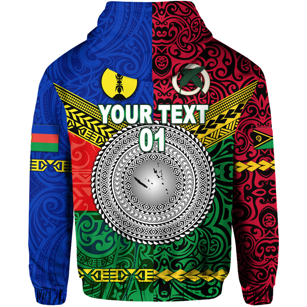 Custom Vanuatu New Caledonia Kanaky Hoodie Together LT8 - Polynesian Pride