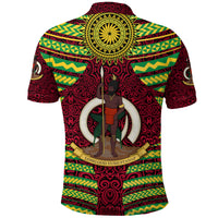 Custom Vanuatu Special Independence Anniversary Polo Shirt Creative Style Red LT8 - Polynesian Pride