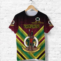Vanuatu T Shirt Special Independence Anniversary Creative Style Gradient Red LT8 - Polynesian Pride