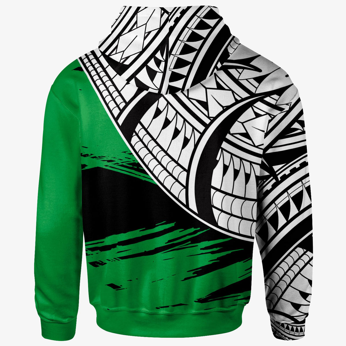 Vanuatu Custom Hoodie Vanuatu Flag Style With Claw Pattern - Polynesian Pride