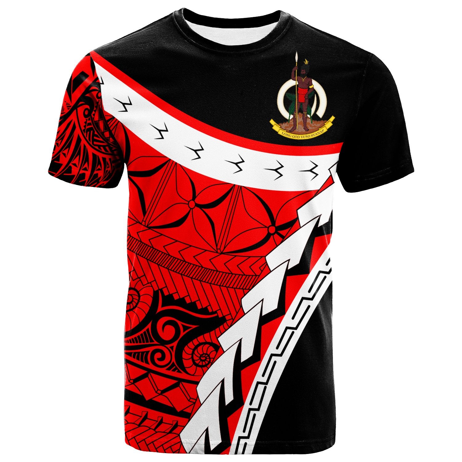 Vanuatu Custom T Shirt Proud of Vanuatu Unisex Red - Polynesian Pride