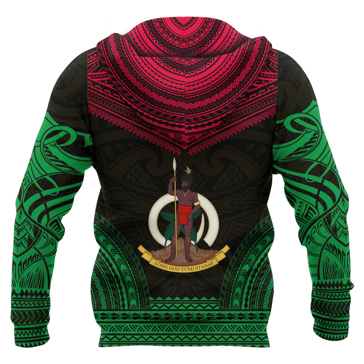 Vanuatu Polynesian Chief Hoodie - Polynesian Pride