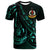 Vanuatu T Shirt The Flow of The Ocean Green Unisex Green - Polynesian Pride
