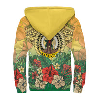 Vanuatu Polynesian Hibiscus Sherpa Hoodie LT10 - Polynesian Pride