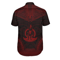 Vanuatu Polynesian Chief Shirt - Red Version - Polynesian Pride