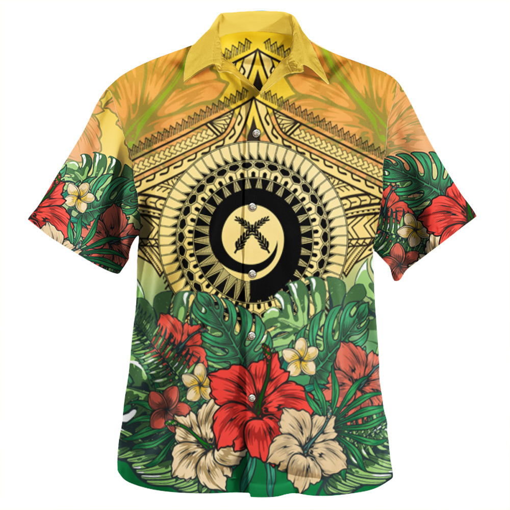 Vanuatu Polynesian Hibiscus Beach Shirt LT10 - Polynesian Pride