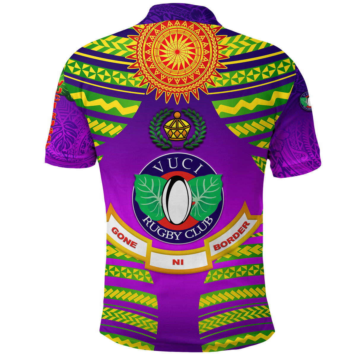 Fiji Vuci Rugby Club Polo Shirt Creative Style Purple LT8 - Polynesian Pride