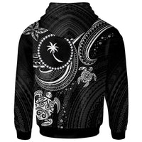 Chuuk Custom Hoodie White Turtle - Polynesian Pride