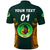 Custom Papua New Guinea Waghi Tumbes Polo Shirt Rugby Green, Custom Text and Number LT8 - Polynesian Pride